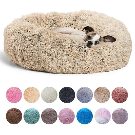 Calming Plush Dog Bed